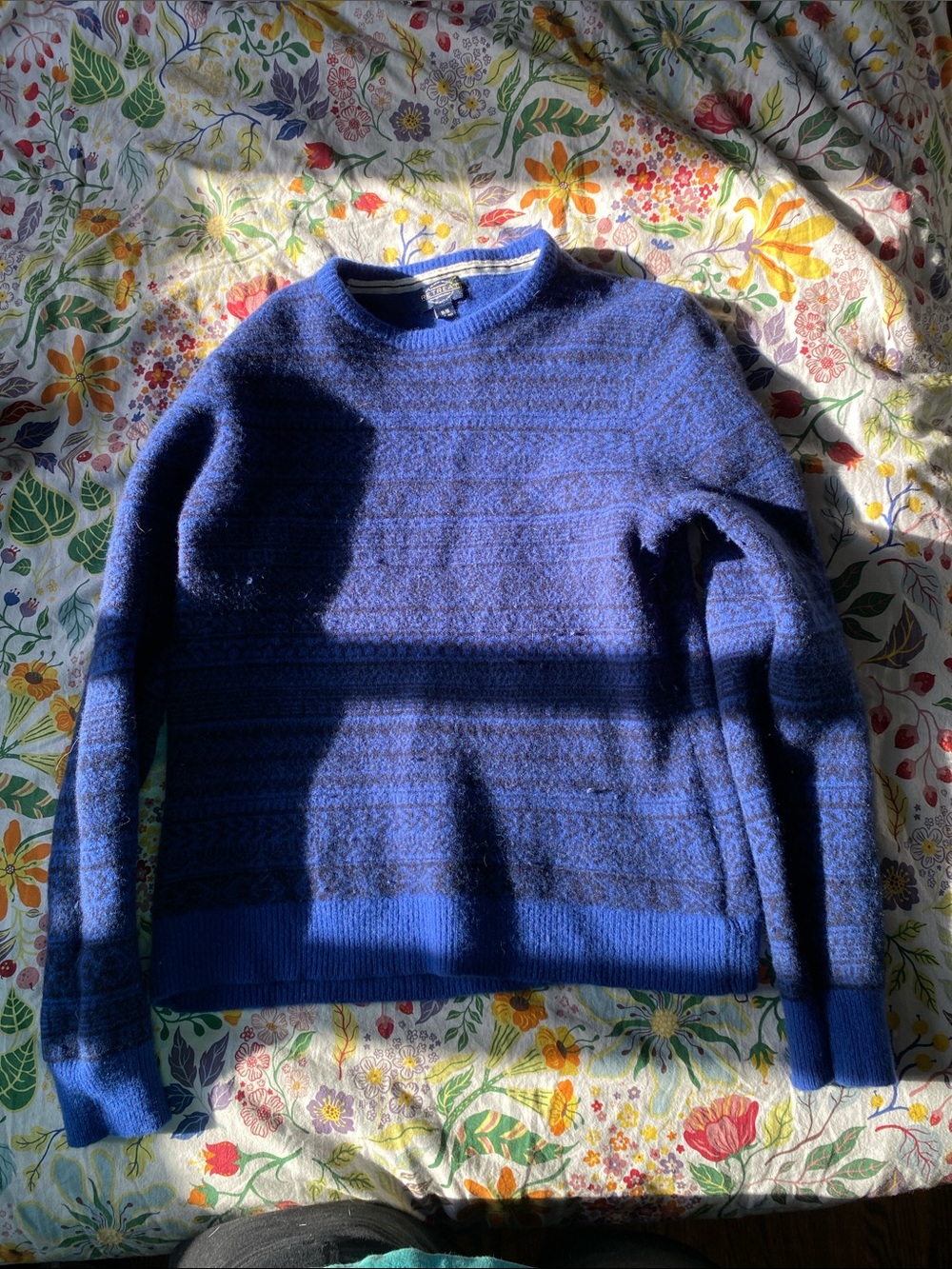 Women's Blue Crewneck Sweater
